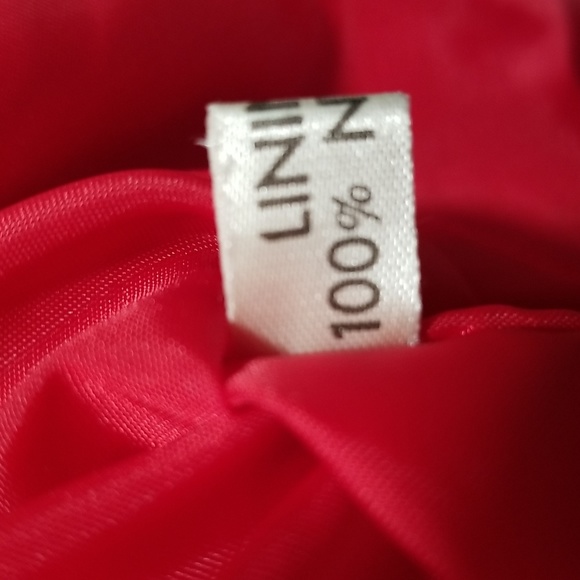 Vintage red Murray Brothers Scotland Wool Mohair double breasted jacket size  M - Picture 15 of 16